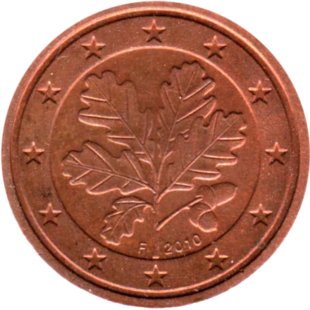 2 cents, 2010 Obverse