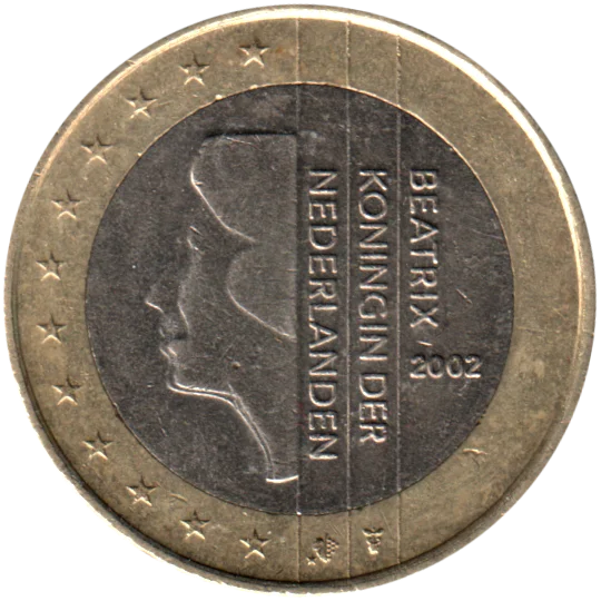 1 Euro, 2002 Obverse