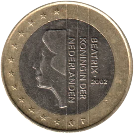 Preview 1 Euro, 2002 obverse