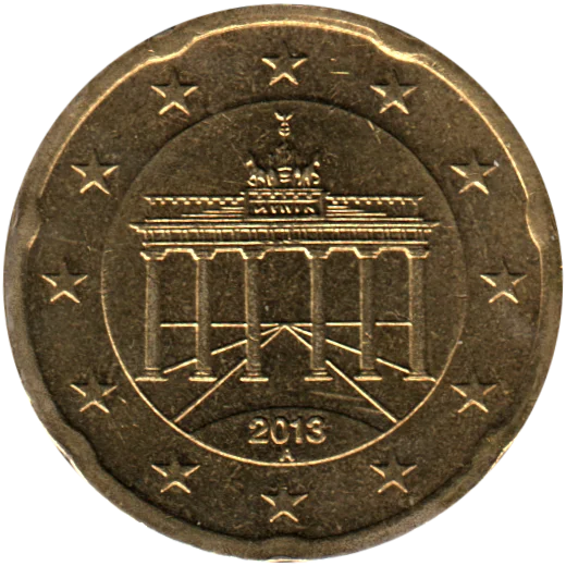20 cents, 2013 Obverse