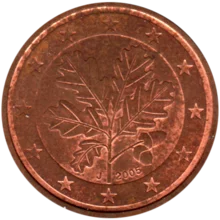 Preview 2 cents, 2005 obverse