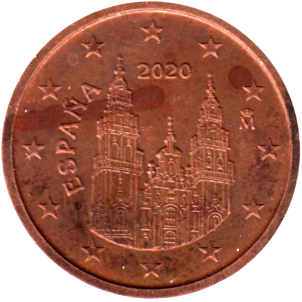 2 cents, 2020 Obverse