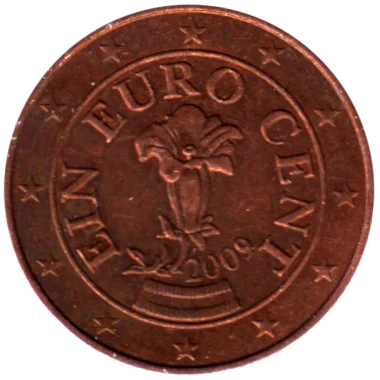 1 cent, 2009 Obverse