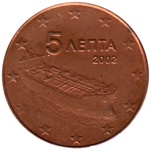 5 cents, 2002 Obverse