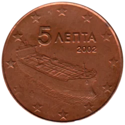 Preview 5 cents, 2002 obverse