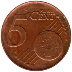 Preview 5 cents, 2002 reverse