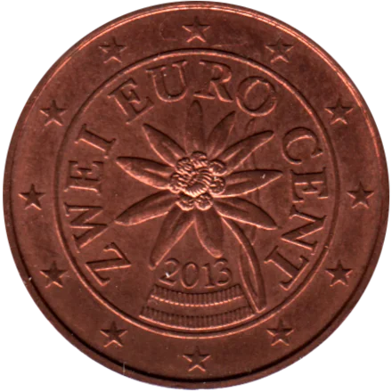 2 cents, 2013 Obverse