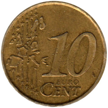 10 cents, 1999 Reverse