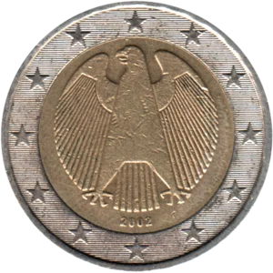 Preview 2 Euro, 2002 obverse