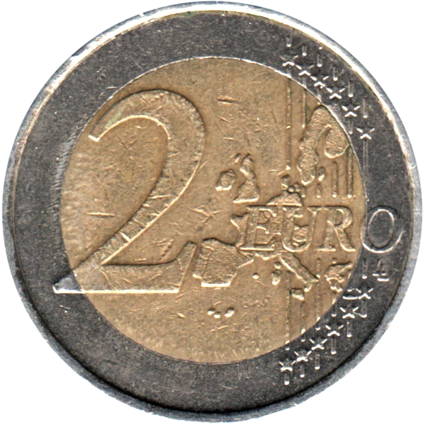 2 Euro, 2002 Reverse