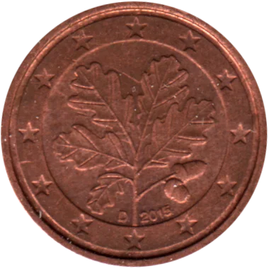 Preview 1 cent, 2015 obverse