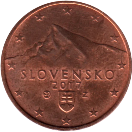 2 cents, 2017 Obverse