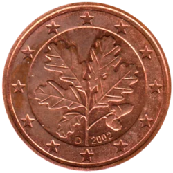 Preview 5 cents, 2002 obverse