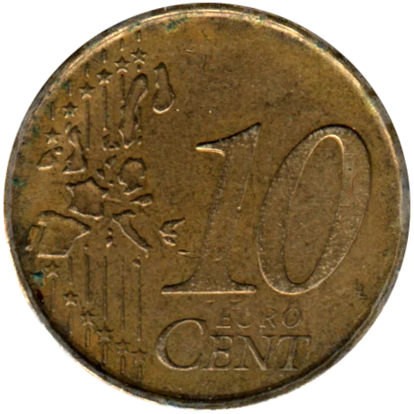10 cents, 2001 Reverse
