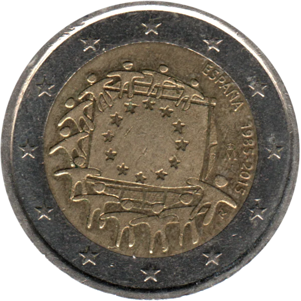 2 Euro, 2015 Obverse