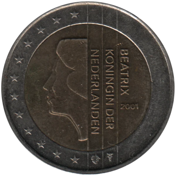 2 Euro, 2001 Obverse