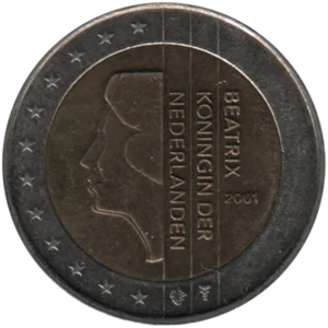 Preview 2 Euro, 2001 obverse