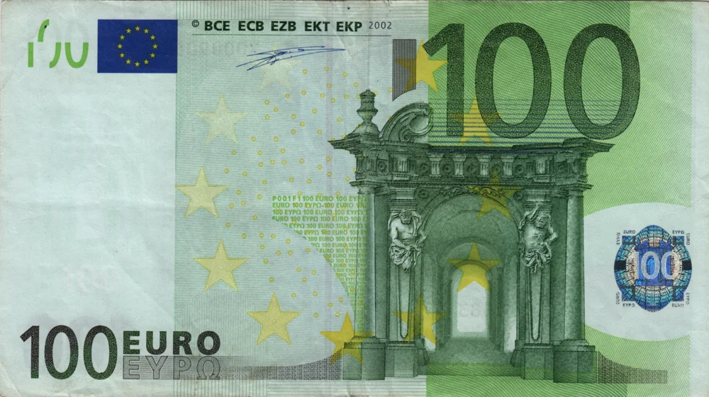 100 Euro, 2002 Obverse