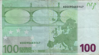 Preview 100 Euro, 2002 reverse