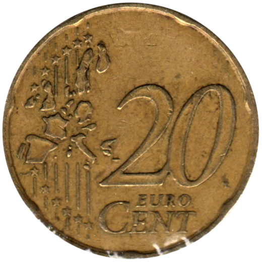 20 cents, 1999 Reverse