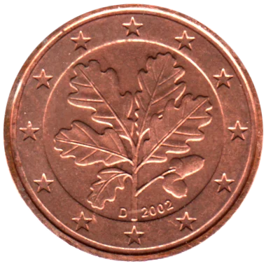Preview 1 cent, 2002 obverse