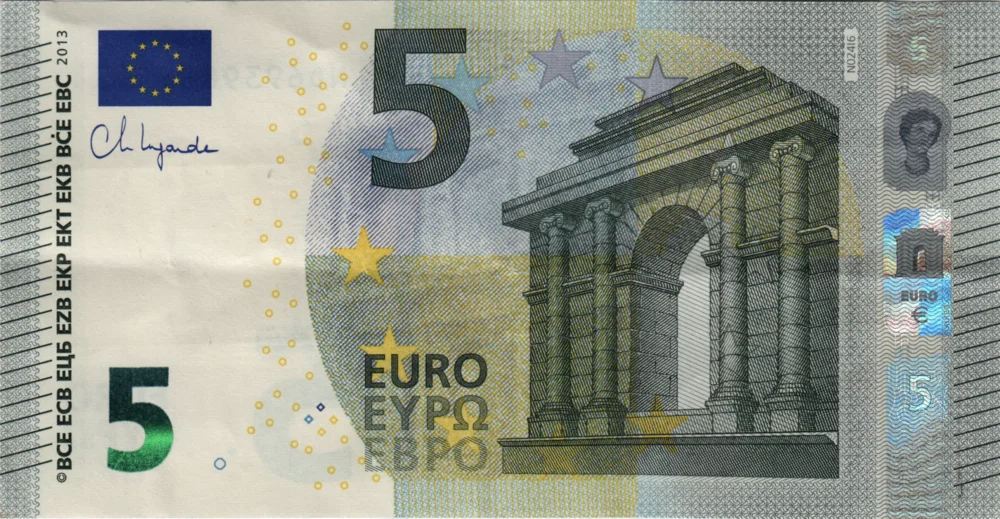 5 Euro, 2013 Obverse