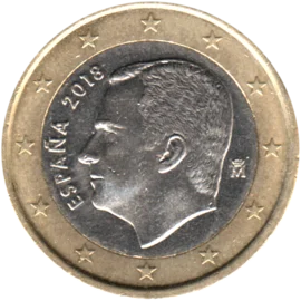 Preview 1 Euro, 2018 obverse