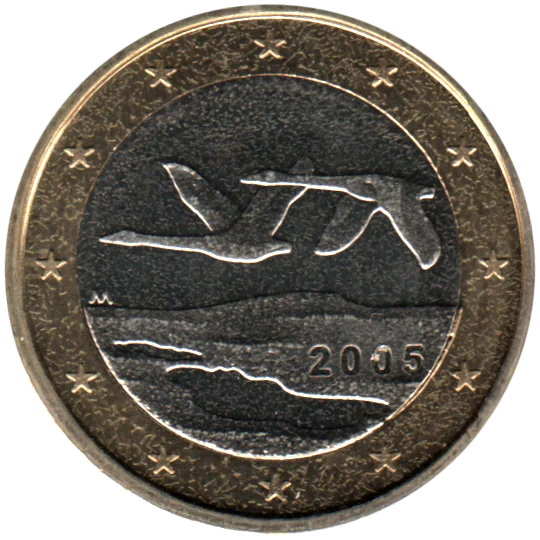 1 Euro, 2005 Obverse