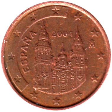 1 cent, 2004 Obverse