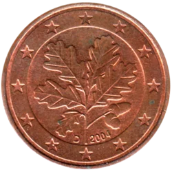 Preview 5 cents, 2004 obverse
