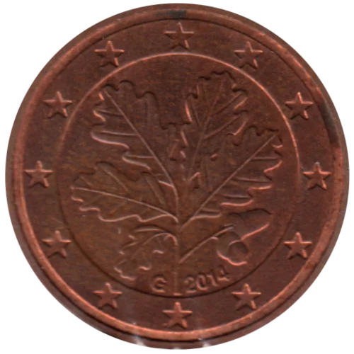5 cents, 2014 Obverse