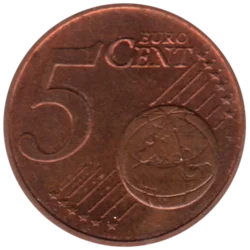 Preview 5 cents, 2014 reverse