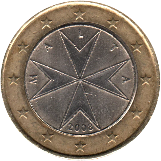1 Euro, 2008 Obverse
