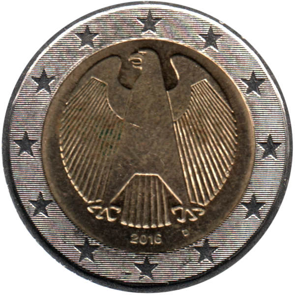 2 Euro, 2016 Obverse