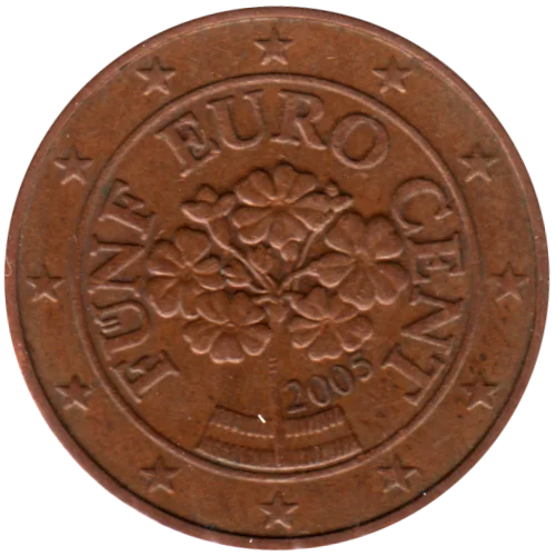 5 cents, 2005 Obverse