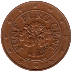 Preview 5 cents, 2005 obverse