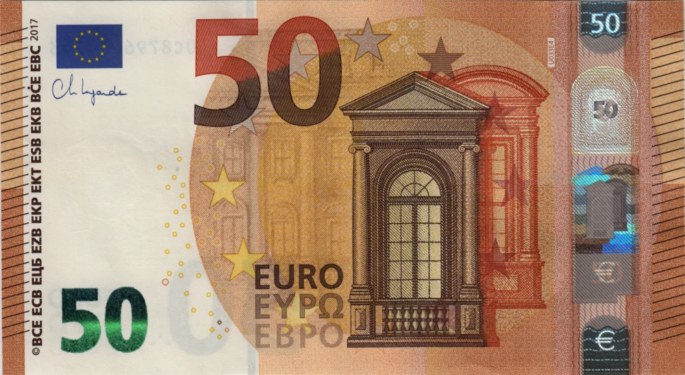 50 Euro, 2017 Obverse