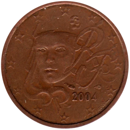 2 cents, 2004 Obverse