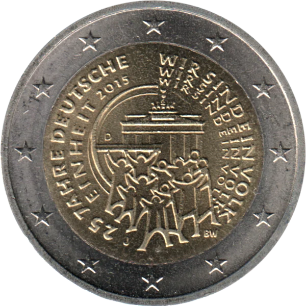 2 Euro, 2015 Obverse