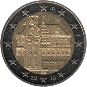 Preview 2 Euro, 2010 obverse