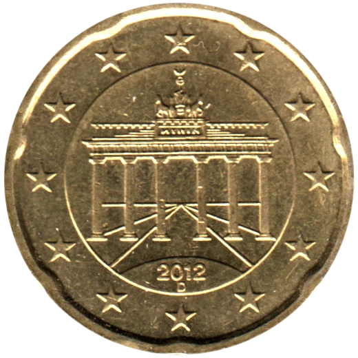 20 cents, 2012 Obverse
