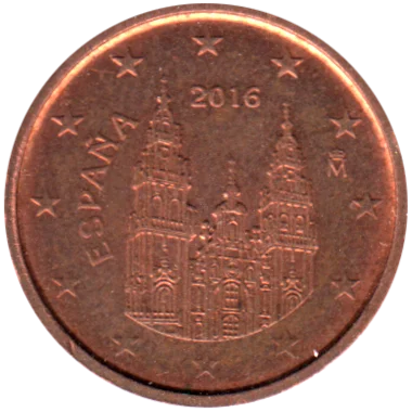 1 cent, 2016 Obverse