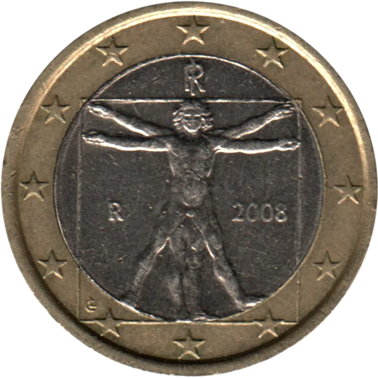 1 Euro, 2008 Obverse