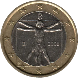 Preview 1 Euro, 2008 obverse