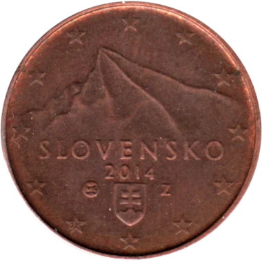1 cent, 2014 Obverse