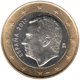Preview 1 Euro, 2017 obverse