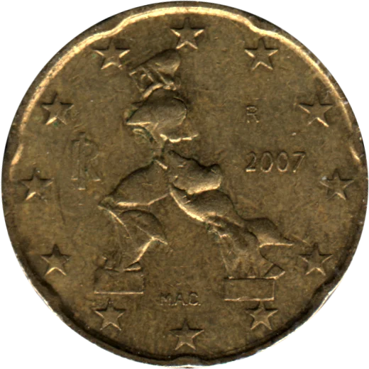 20 cents, 2007 Obverse