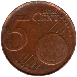 Preview 5 cents, 1999 reverse