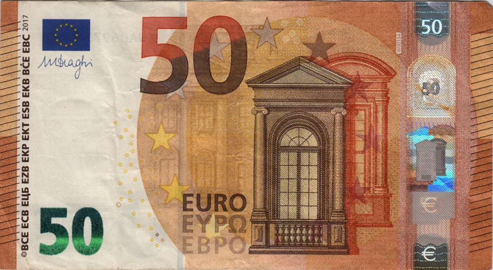 50 Euro, 2017 Obverse