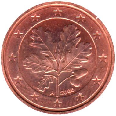 1 cent, 2005 Obverse